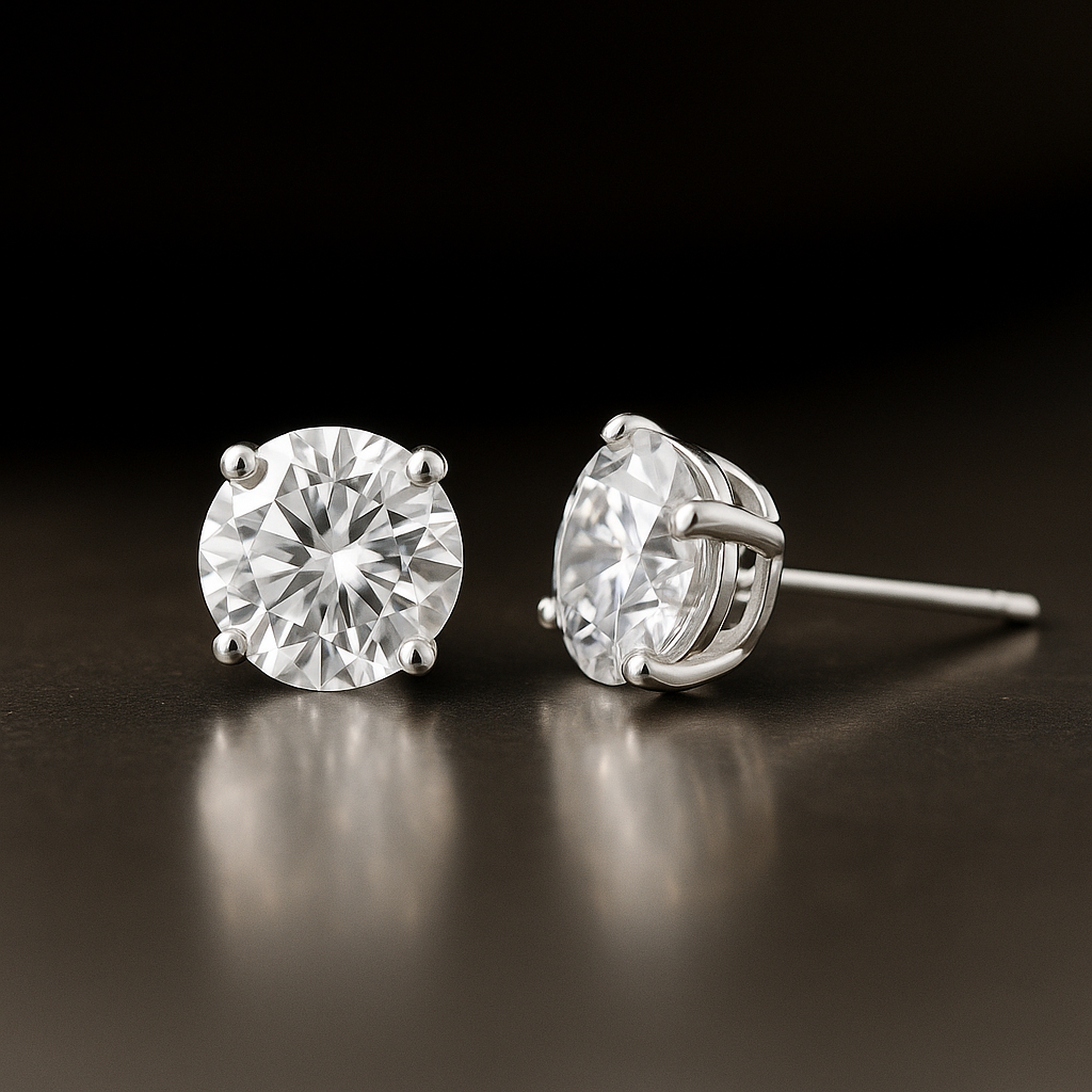 The Luminary Studs – Eternal Light in Timeless Form