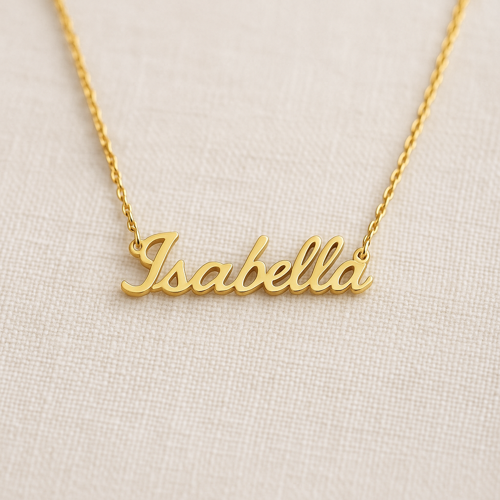 The Signature Name Necklace – Written in Light