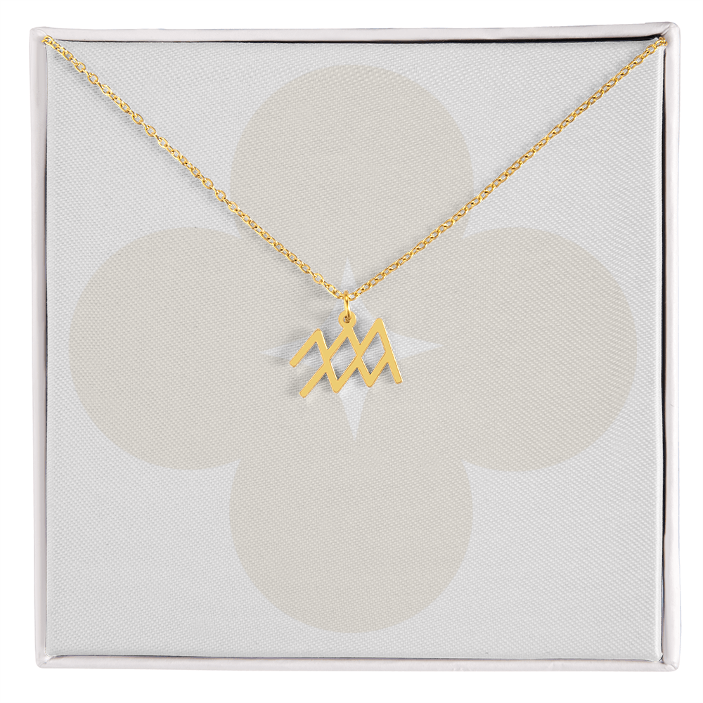 The Celestial Signature Necklace – Your Zodiac, Reimagined in Timeless Luxury