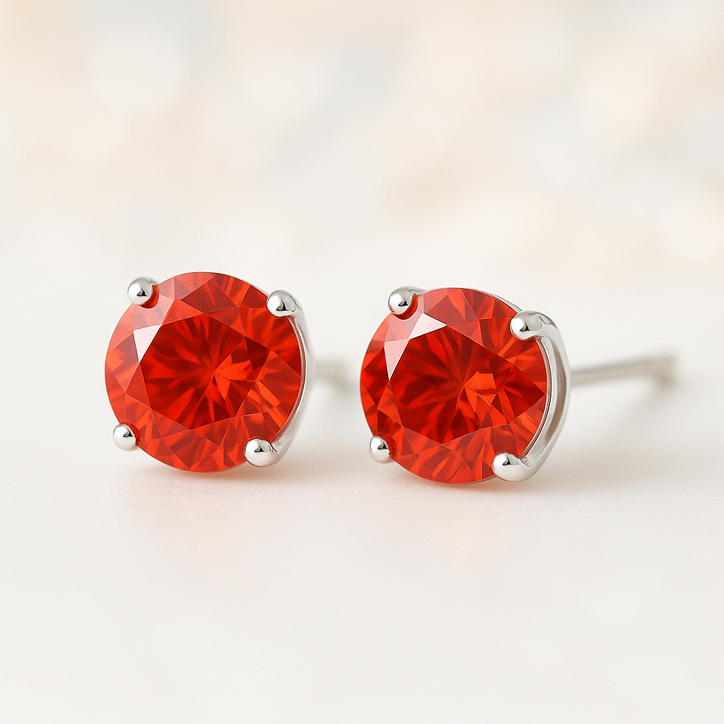 The Ember Studs – Sparks of Celestial Fire