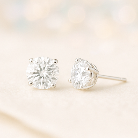 The Luminary Studs – Eternal Light in Timeless Form